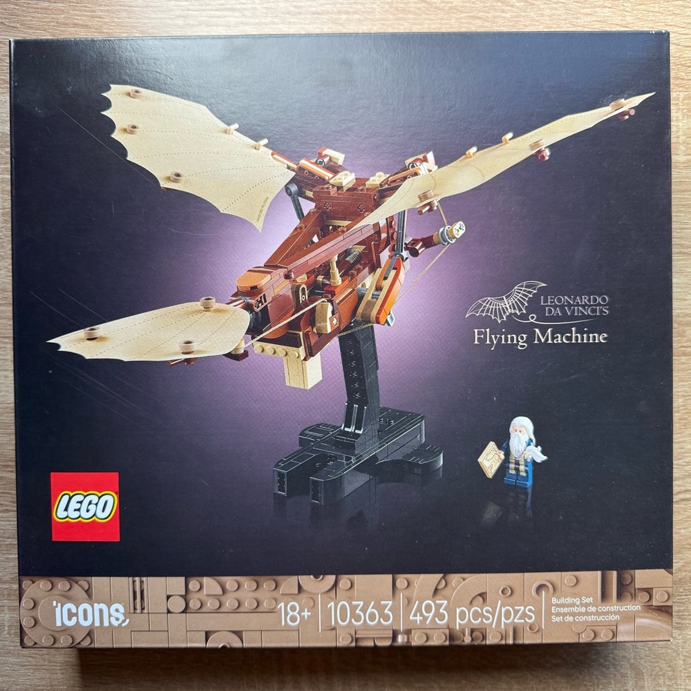 LEGO Icons Da Vinci Flying Machine Set NEW!